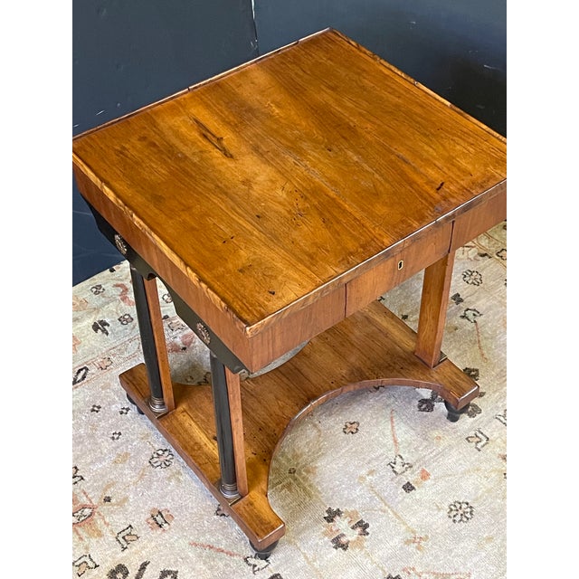 Italian Neoclassical Writing Table, 19th Century For Sale - Image 10 of 13