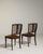 19th Century 19th Century Pair of Mahogany Inlaid Chairs with Upholstered Seats For Sale - Image 5 of 9
