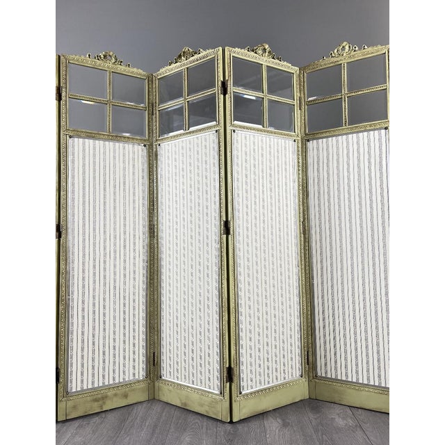 19th Century Louis XVI Style 5-Panel Screen, in Very Good conditions. Designed before 1890