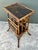 Camel Vintage Hand Painted Tortoise Bamboo Side Table For Sale - Image 8 of 12