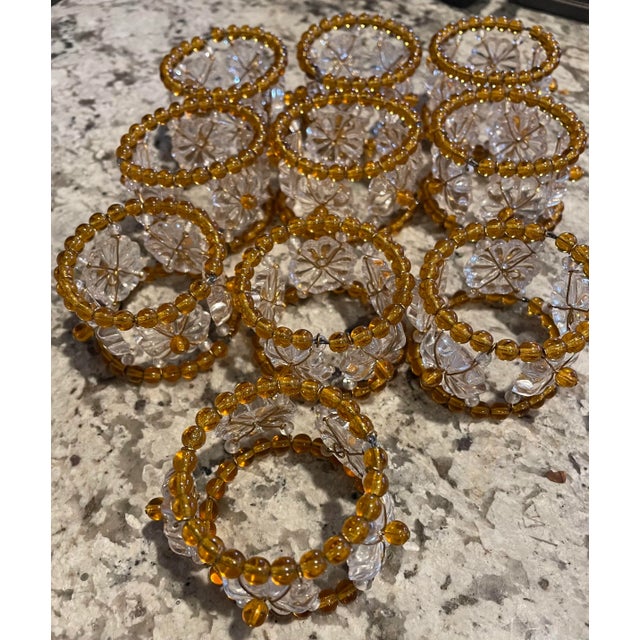 Vintage Mid-Century Modern Lucite Napkin Rings- Set of 10 For Sale In Palm Springs - Image 6 of 10