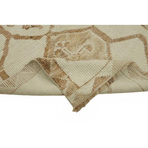 Bohemian Beige Runner Rug For Sale - Image 6 of 7