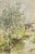 Landscape is a drawing realized in the Mid-20th Century. Watercolor on paper. Good conditions with slight foxing. The...