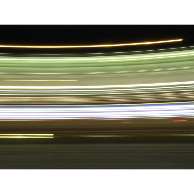 This large 40" x 30" abstract photographic print is by designer/artist/photographer Joseph Fountain, and was made in 2015....