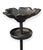 Art Deco Vintage Wrought Iron Tall Sculptural Flower Shaped Candle Holder ~ Pair For Sale - Image 3 of 10