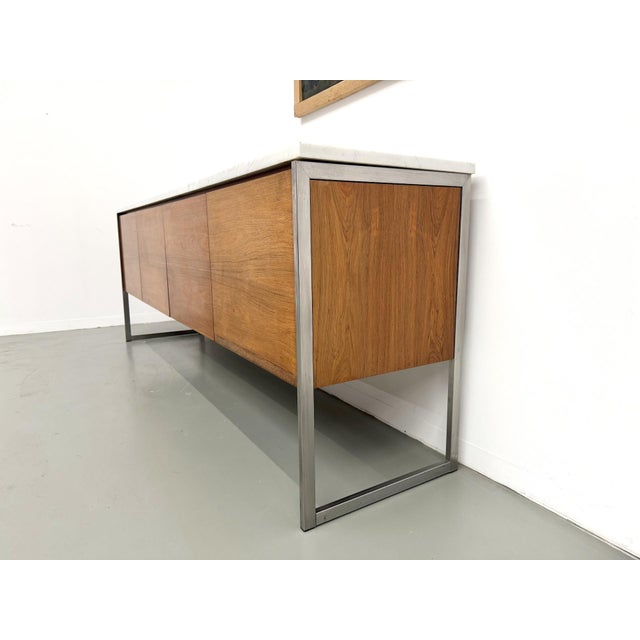 Modernist Sideboard in Rosewood and Marble from Arno, 1970s For Sale - Image 9 of 18