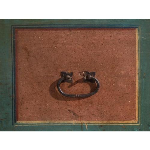 Antique Marriage Chest in Painted Pine, Central Europe, 1841 For Sale - Image 17 of 18