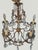 Early 20th Century French Rococo Style 5-Light Cast Bronze & Pendeloque Crystal Cage Chandelier For Sale - Image 4 of 14