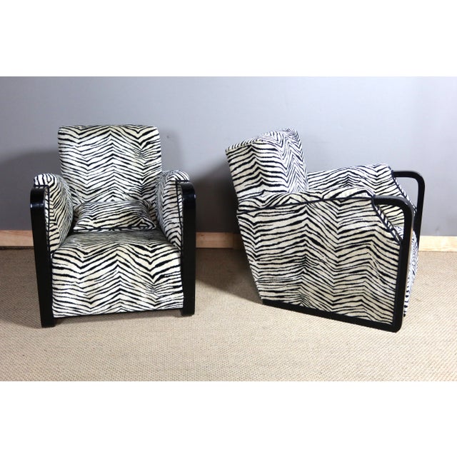 Set of Art Deco Lounge Chairs, 1930s For Sale - Image 9 of 13