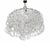 Giogali Clear Murano Glass Chandelier attributed to Angelo Mangiarotti for Vistosi, 1970 For Sale - Image 8 of 8