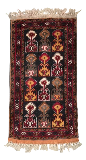 Small Vintage Baluch Rug