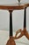 Vintage Weiman Heiroom French Empire Regency Style Black Leather Top Side Table For Sale - Image 14 of 17