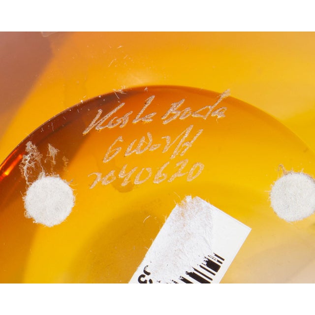 Kosta Boda “Opus” Glass Vase by Goran Warff For Sale In Indianapolis - Image 6 of 6