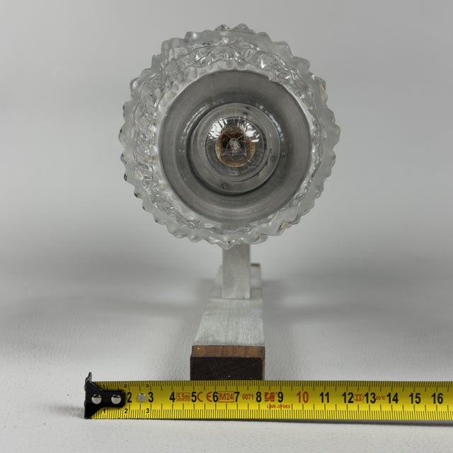 Wall Lamp in Aluminum and Crystal, 1970s For Sale - Image 17 of 18