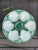 1920s Antique French Longchamp Majolica Green and White Oyster Plate For Sale - Image 13 of 13