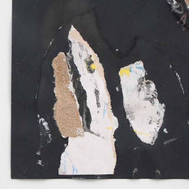Ansgar Elde, Composition, Mixed Media on Cardboard, 1980s, Framed For Sale - Image 7 of 13