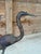 Vintage Handcrafted Copper Heron Sculpture With Verdigris Patina For Sale - Image 9 of 11
