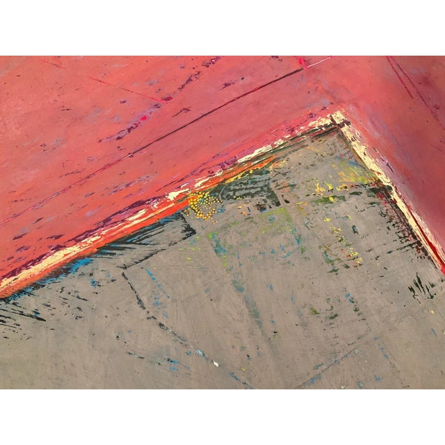 One-of-a-kind abstract painting by renowned artist Leya Evelyn. Crafted in 1986, this unique piece showcases the artist's...