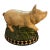 1970s Ceramic Rustic Style Pig Decorative Piece For Sale