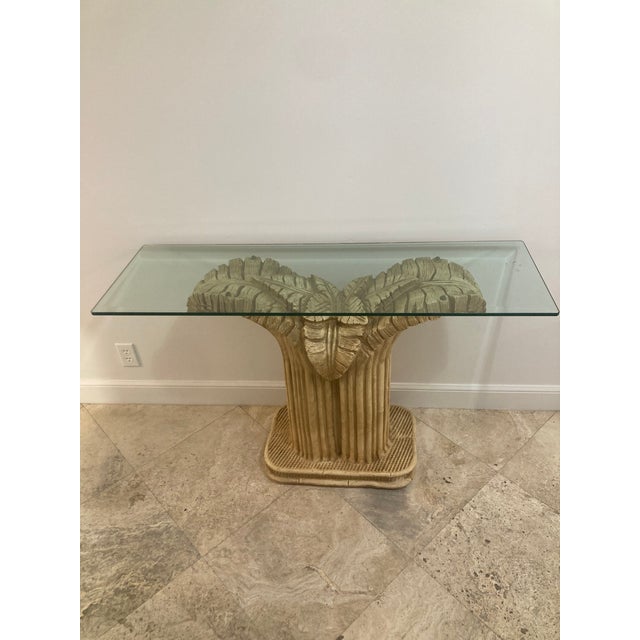 Serge Roche Console With Glass Top For Sale - Image 9 of 11