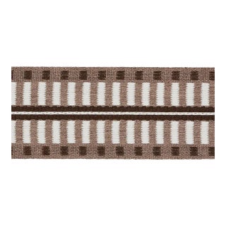 Sample - Schumacher Jacobsen Tape Indoor/Outdoor in Neutral For Sale