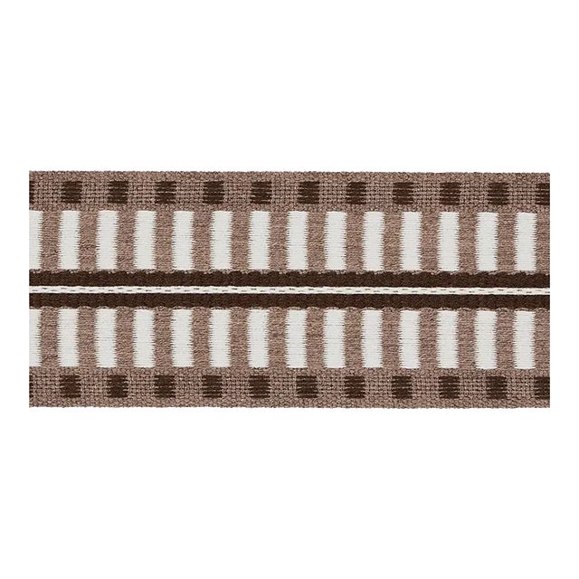 Sample - Schumacher Jacobsen Tape Indoor/Outdoor in Neutral For Sale