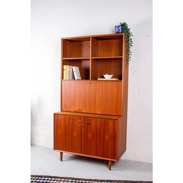Vintage Danish Secretaire in Teak by Erik Brouer, 1960s For Sale - Image 6 of 18