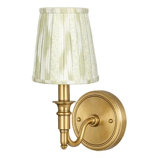 Green Ikat Sconce Shade For Sale
