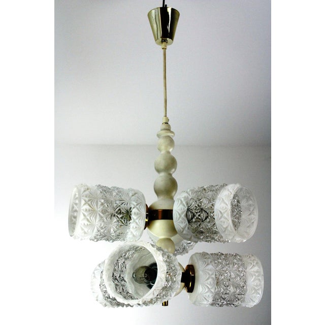 Glass Orion Chandelier, 1960s For Sale - Image 7 of 7