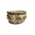 Asian Porcelain Oriental Golden Color Satsuma Graphic Oval Pot For Sale - Image 3 of 12