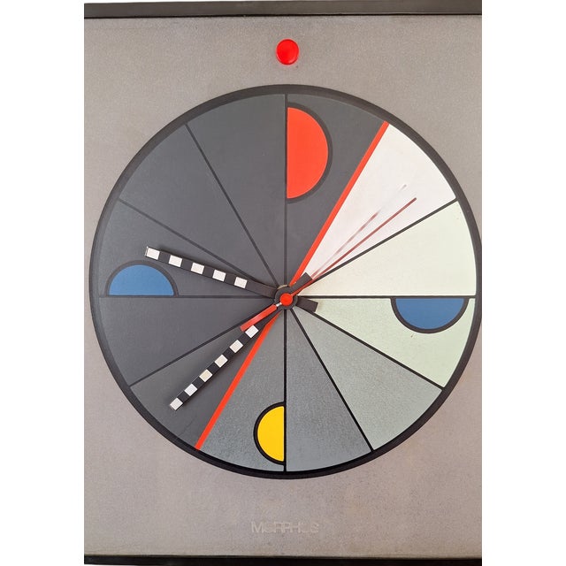 1980s Morphos Clock by Kurt B. Delbanco for Acerbis, Italy, 1980s For Sale - Image 5 of 6