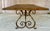 Large Copper Top Dining Table Hand Forged Iron Base For Sale - Image 11 of 13
