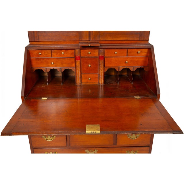 Fine Chippendale Secretary Desk “American Independence” For Sale - Image 11 of 18