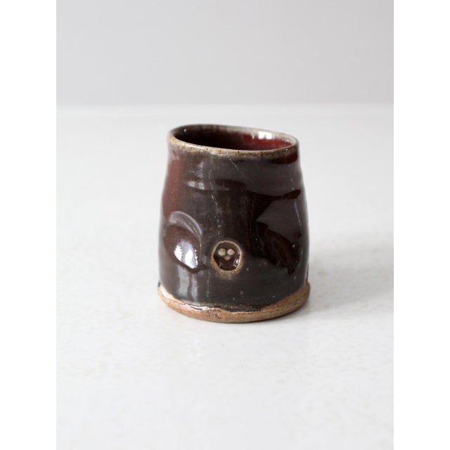 Vintage Studio Pottery Mug For Sale - Image 6 of 12