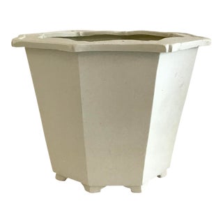 Chinese White Bisque Porcelain Planter For Sale