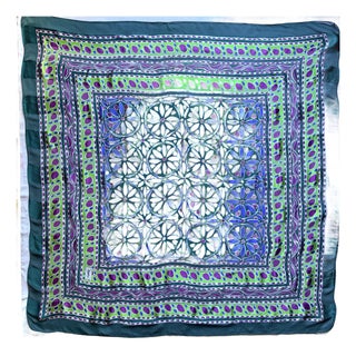 Yves Saint Laurent Silk Voile Scarf With Mosaic Design, 1980 For Sale