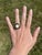 Vintage Large Agate & Diamond Statement Rig, 14k Yellow Gold, Ring Size 5 For Sale In Greensboro - Image 6 of 6