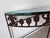 Metal 1980’s Rosemary Pozzi Franzetti Taos Style Hand-Cut Oxidized Steel Demilune Console Table/ Sold For Sale - Image 7 of 12