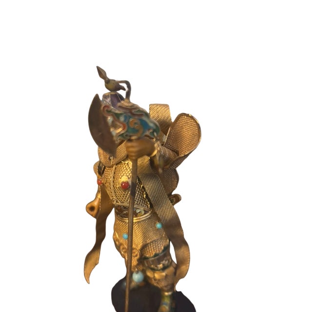 1970s Chinese Sumarai Warrior Figure Originally Distributed by SuHai For Sale - Image 4 of 10