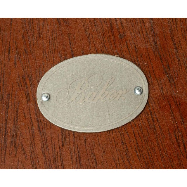 Wood Baker Furniture Circular Center Table For Sale - Image 7 of 7