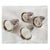 Metal Antique Art Deco American Silver Pepperettes from L Brothers, 1920s, Set of 2 For Sale - Image 7 of 10
