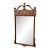 Antique Louis XVI Style Walnut Pier Wall Mirror Neoclassical Gilt Urn Crest For Sale