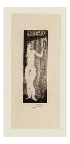Michel Fingesten, Figure, Etching, Early 20th Century