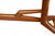 Brown Console Table in Walnut with Brass Legs by Gio Ponti, 1950s For Sale - Image 8 of 17