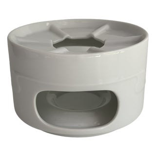 White Asimmetria Warmer by Björn Wiinblad for Rosenthal Studio Linie, 1992 For Sale