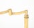 Mid-Century Modern 1950s Mid-Century Modern Solid Brass Swing Arm French Floor Lamp For Sale - Image 3 of 12