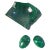 Malachite Vide Poche and Eggs, Set of 3 For Sale
