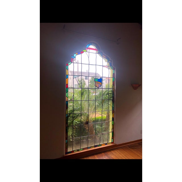 1920s Spanish Style Stained Glass Window Chairish