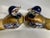 Mid 20th Century 1970s Mexican Folk Art Brass and Ceramic Ducks - a Pair For Sale - Image 5 of 13