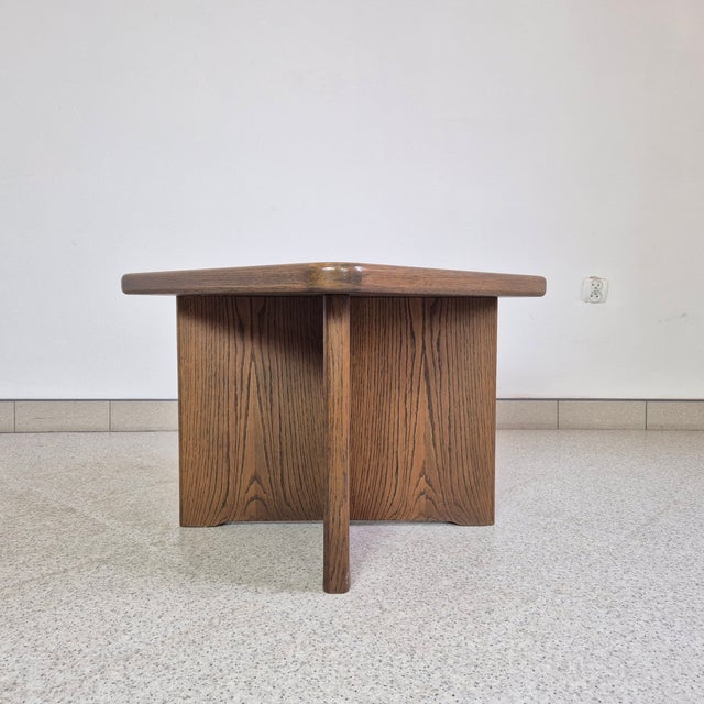 Vintage Oak Side Table from Gordon Russell, 1980s For Sale - Image 4 of 9